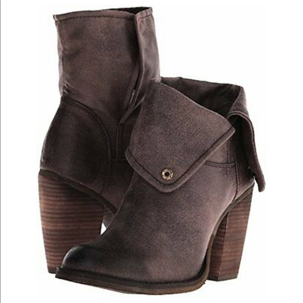 Sbicca Womens Chord Ankle Bootie
